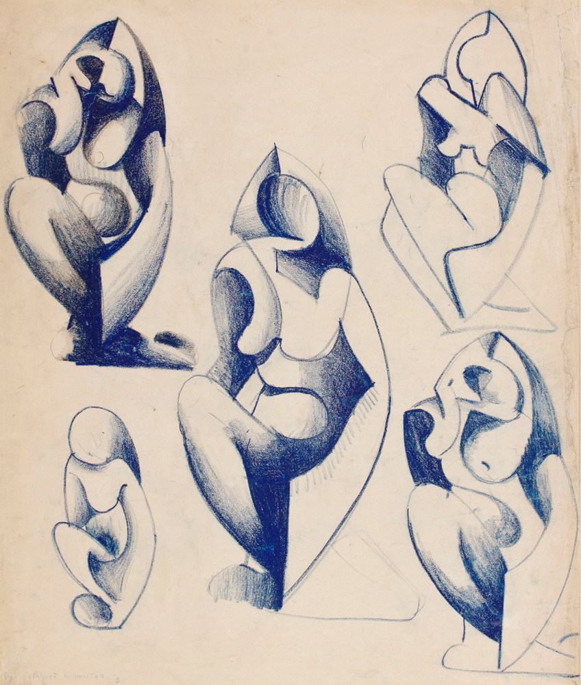 HAMILTON Cuthbert (1885-1959) – Sculptural figure studies. | ABBOTT and ...