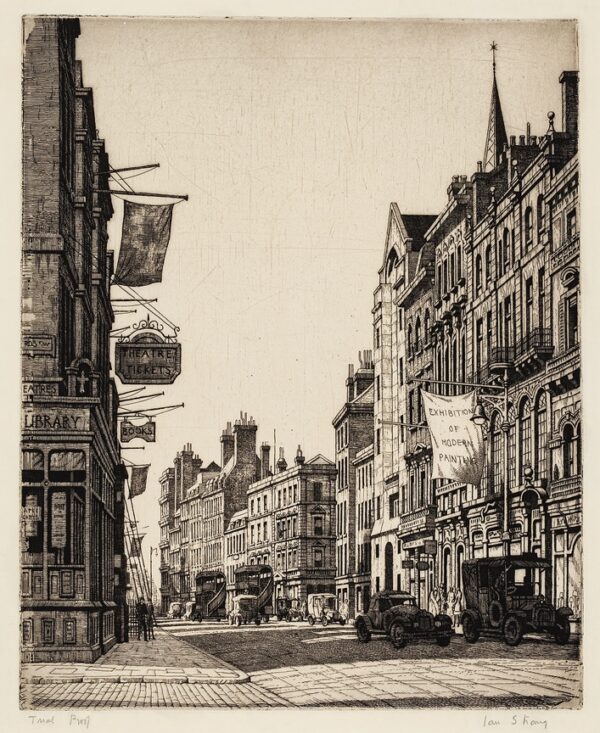 STRANG Ian A.R.A. (1886-1952) – ‘Bond Street’. | ABBOTT and HOLDER