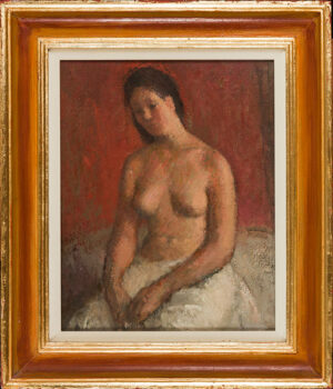 14. TODD Arthur Ralph Middleton R.A. R.W.S. (1891-1966) - Seated Model.