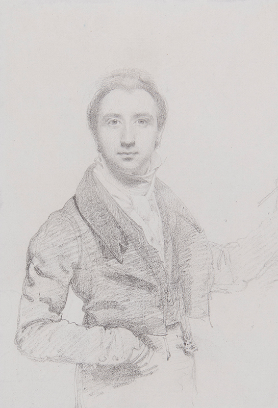 WYATT Henry (1794-1840) – Self-portrait at 25. | ABBOTT and HOLDER