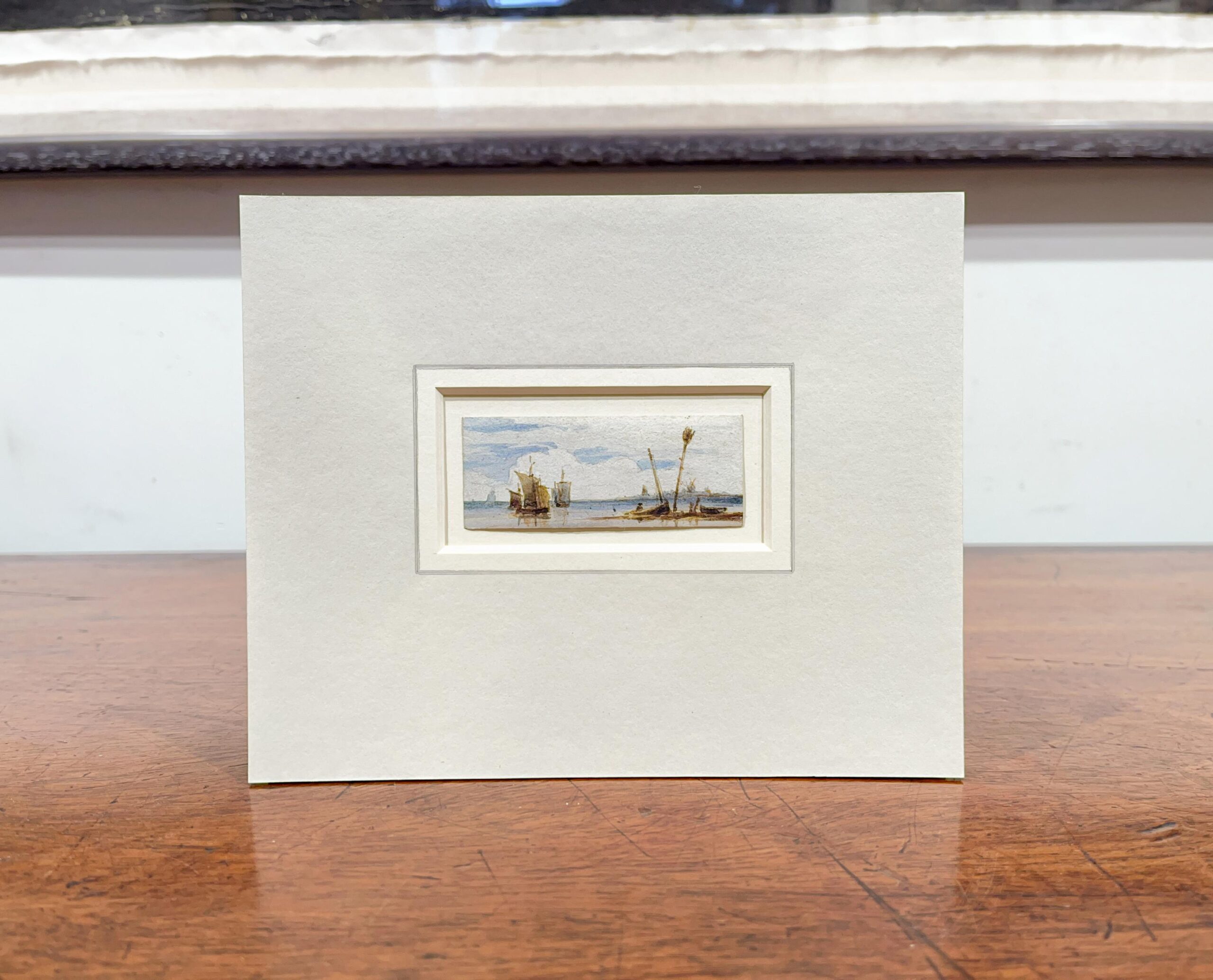 Francia, Francois Louis Thomas (1772 1839) A busy coast; windmills