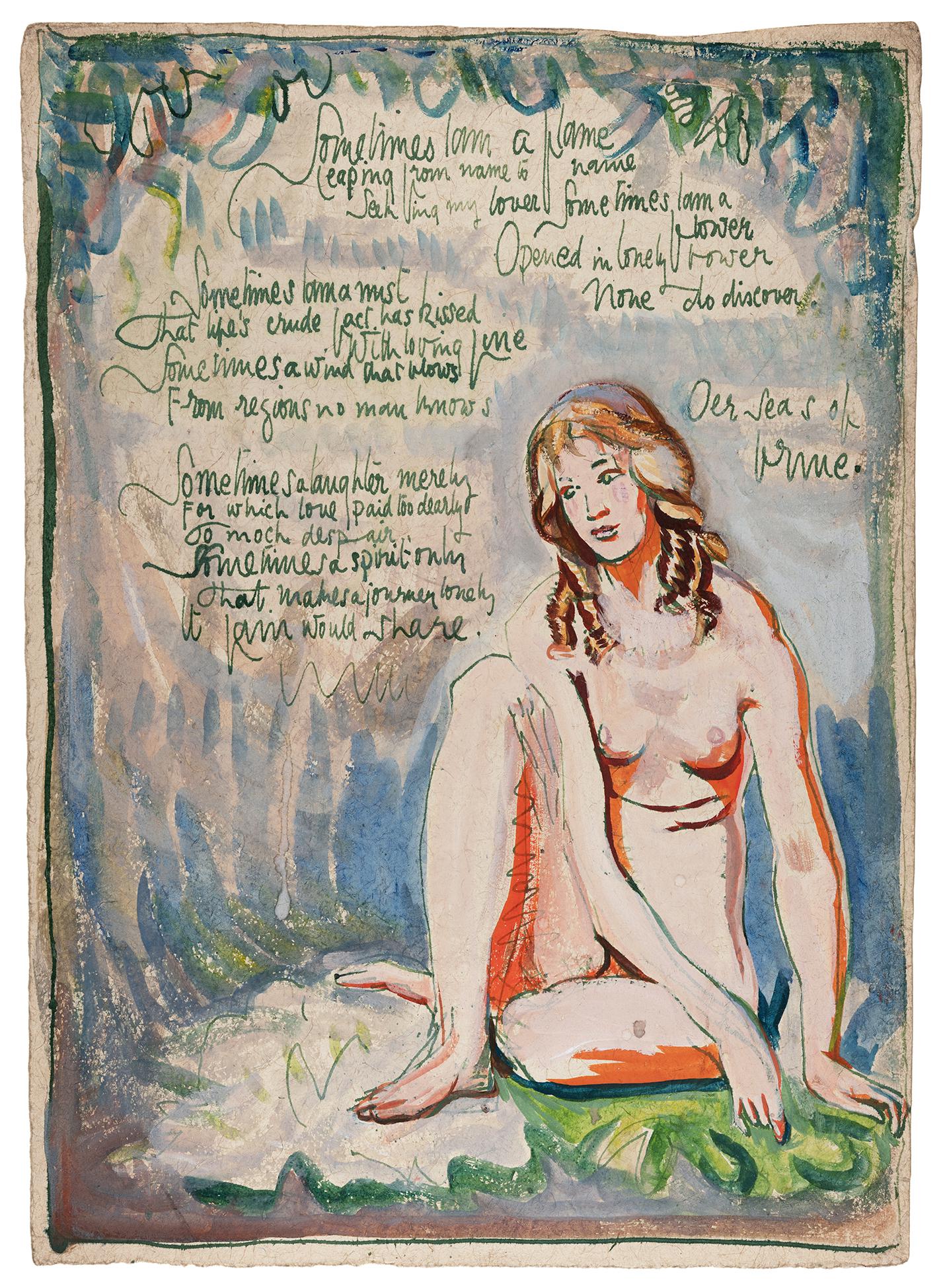 Clarke Hall, Edna (1879 – 1979) – ‘Sometimes I am a flame …’.