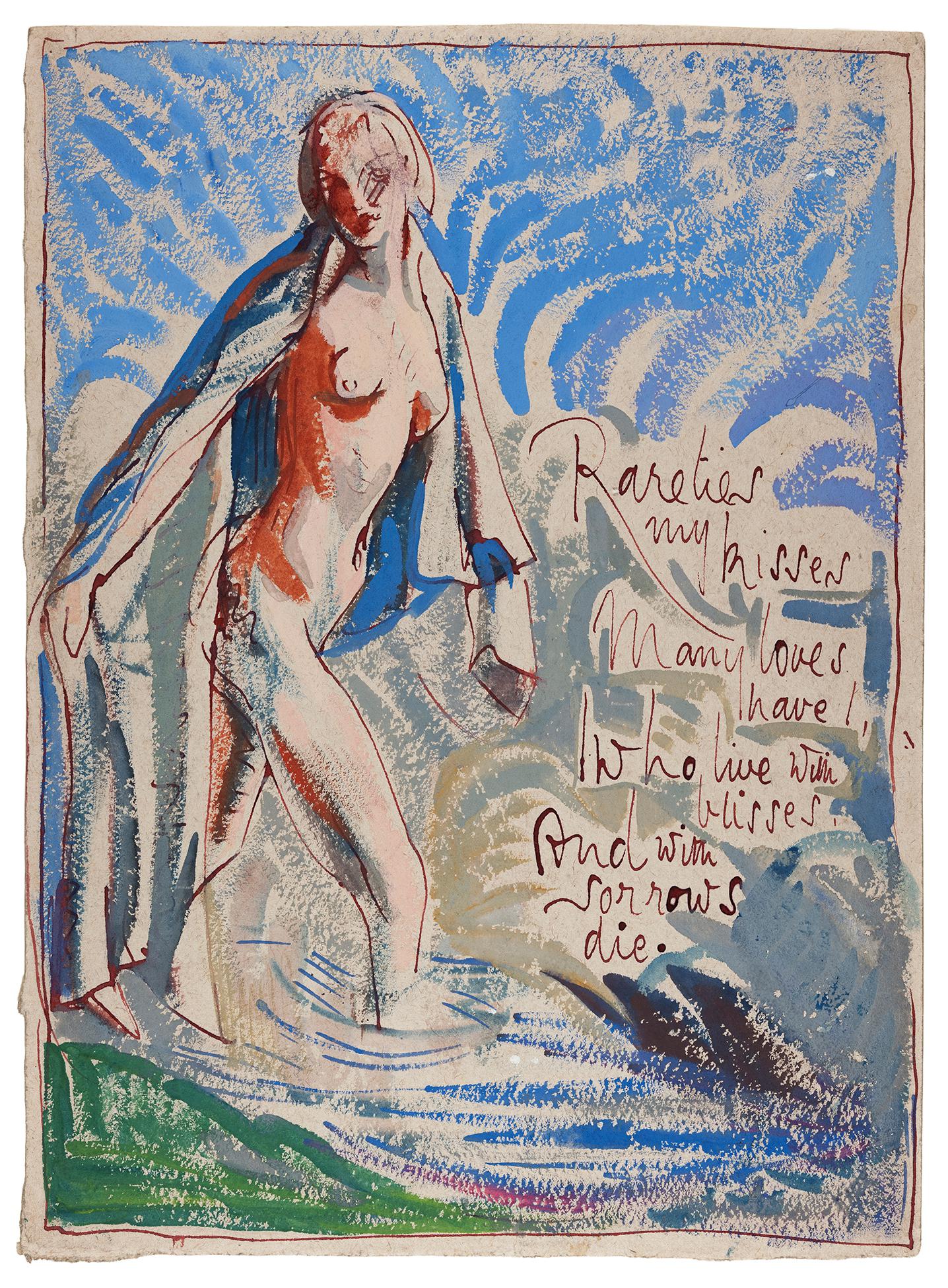 Clarke Hall, Edna (1879 – 1979) – ‘Rareties my kissed many loves have I …’.