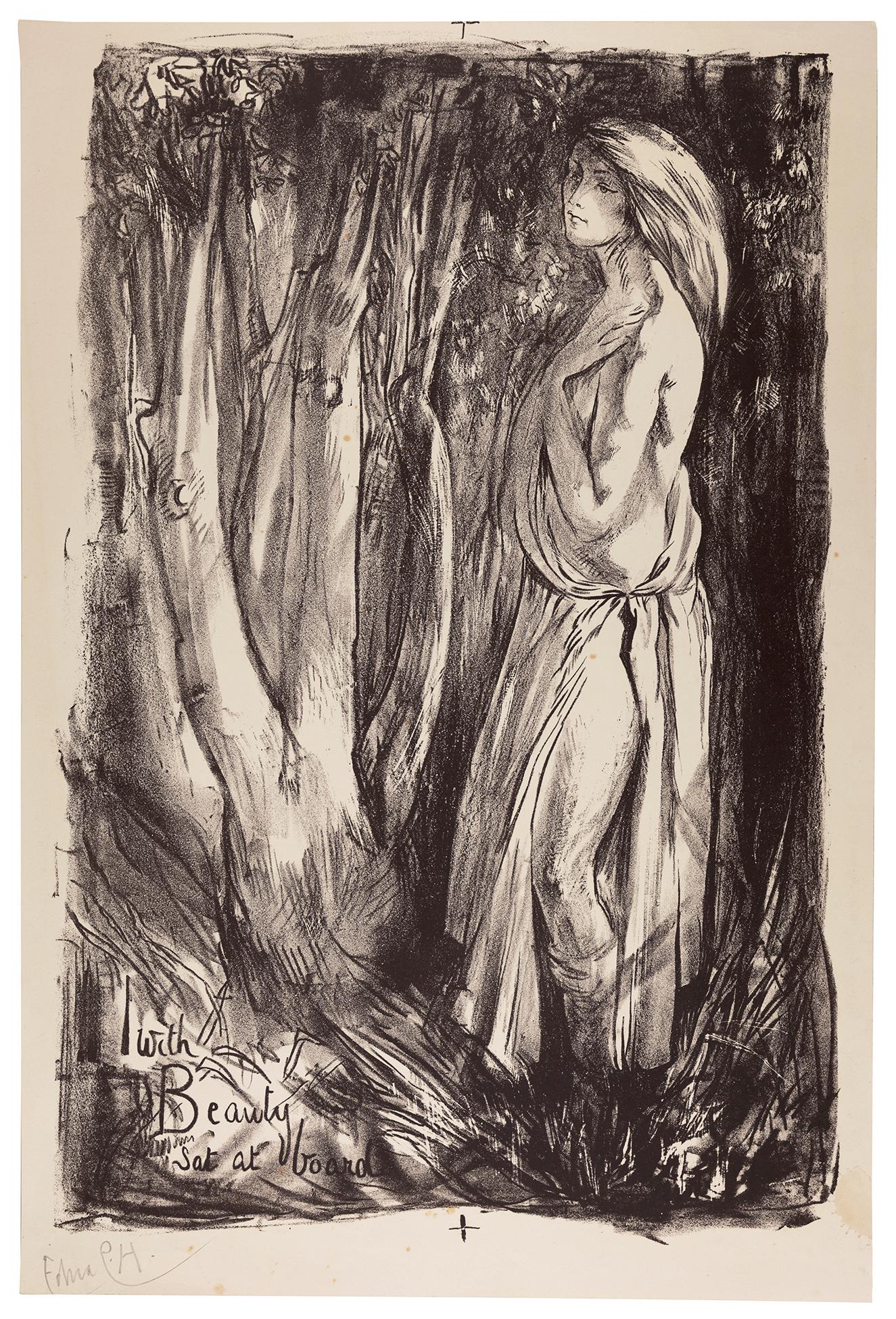 Clarke Hall, Edna (1879 – 1979) – ‘I with beauty sat a board …’.