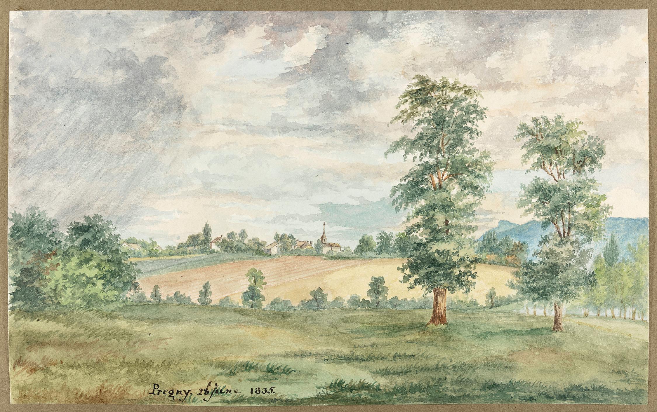 Campbell, Elizabeth (1783 – 1861) – Switzerland; ‘Pregny’.