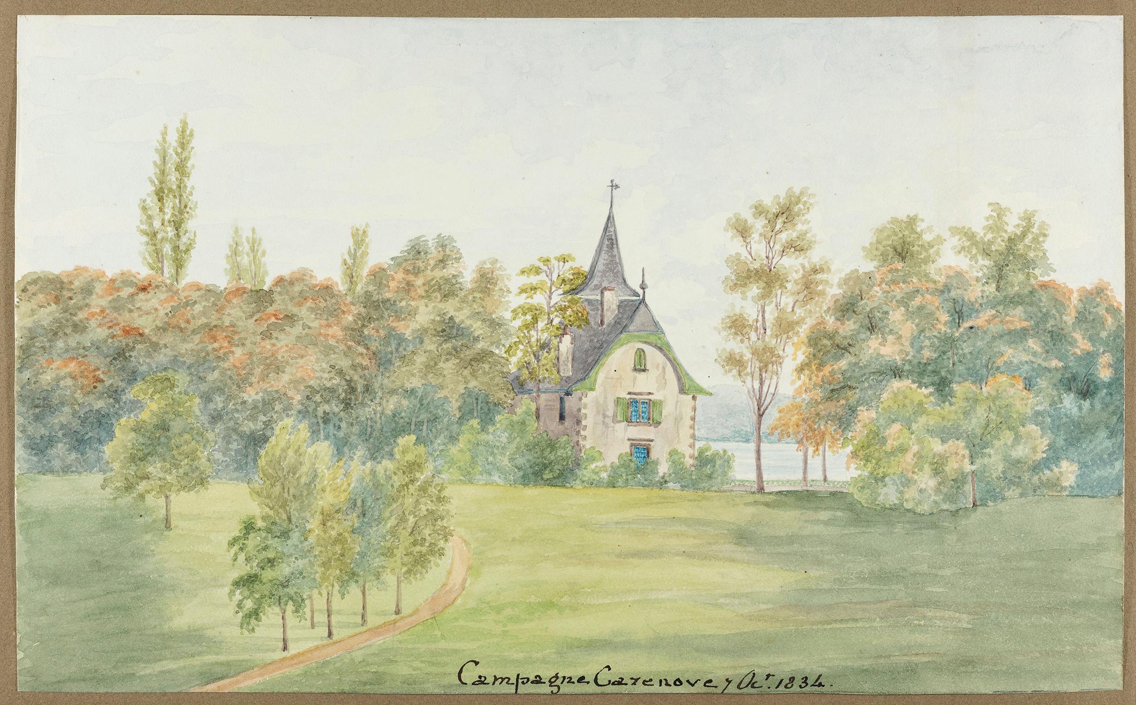 Campbell, Elizabeth (1783 – 1861) – Switzerland; ‘Campagne Gasenove’.