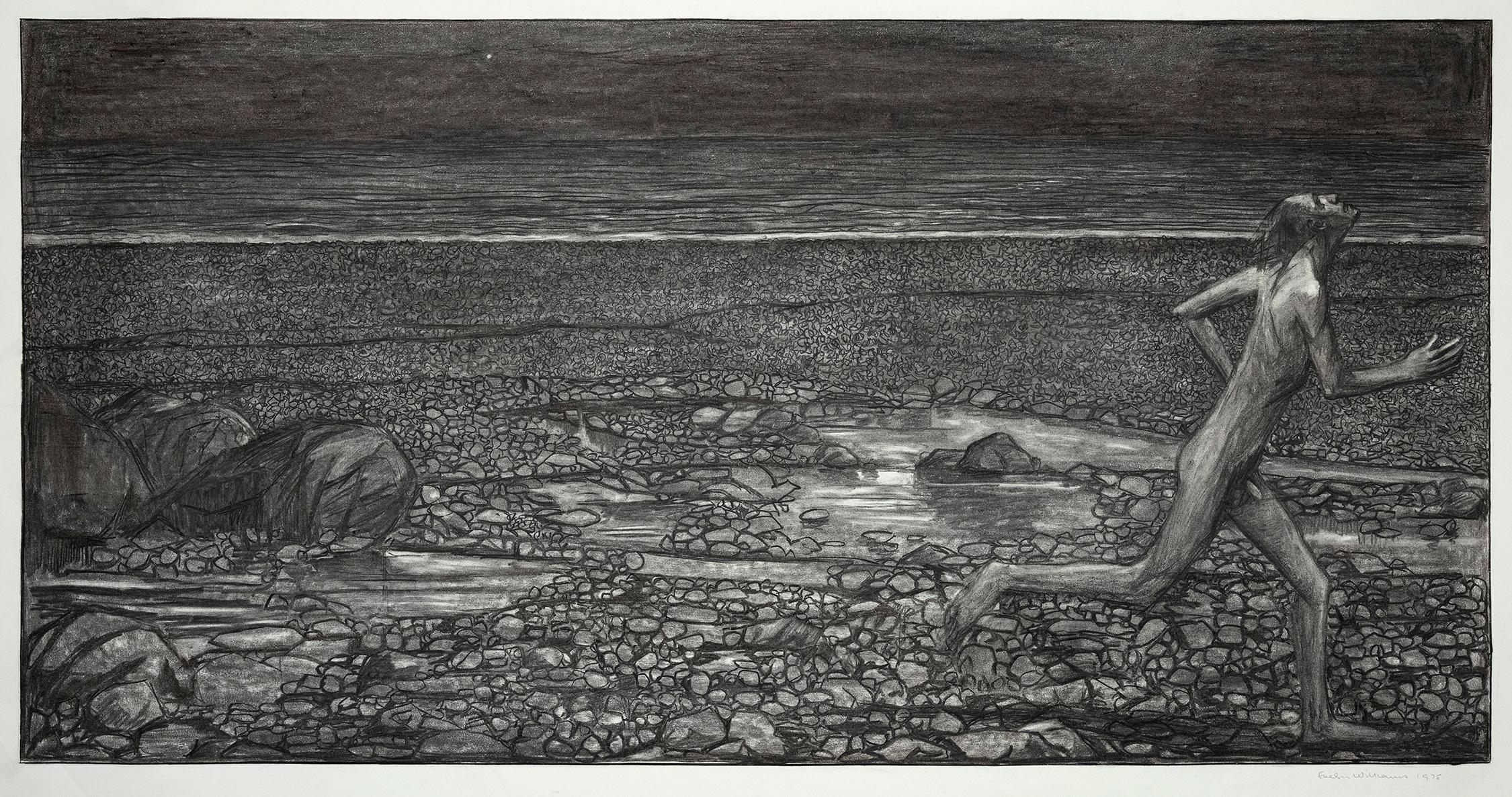 Williams, Evelyn (1929 – 2012) – ‘Running by the Sea’.