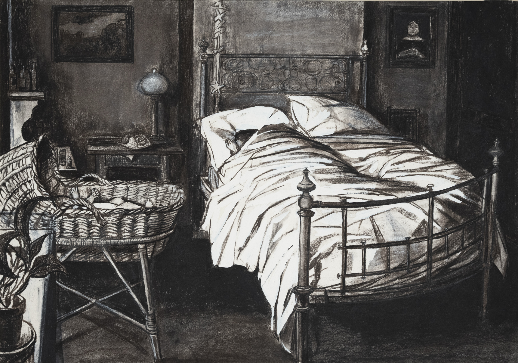 Williams, Evelyn (1929 – 2012) – ‘Fay Weldon’s Bedroom 1’.